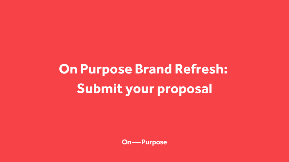 Brand refresh proposal ad